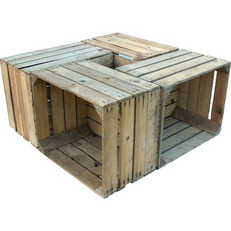4x Holzkisten "Johanna" B-Ware (1/5)