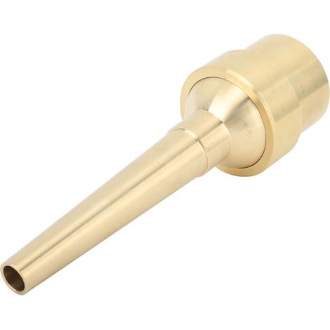 Buse de fontaine droite en laiton durable, jet d'eau puissant, buse universelle à jet direct pour fontaine de jardin G2,5 pouces (1/5)