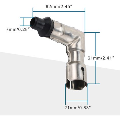 Metal spark plug cap compatible with 7mm threaded spark plugs GY6 50cc-150cc off-road motorcycles (1/4)