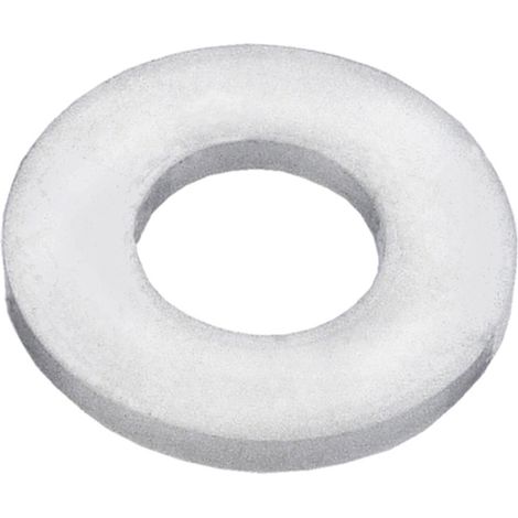 Rondelle piane in plastica M5 - 5,3 x 10 - 30 pz.
