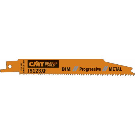 JS123XF-5 5 Sageblatter Von Sage X Metall BIM 150x1,8-3,2x8-14TPI (SS/FRAISE) (1/4)