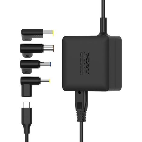 Cargador de red de 65 W PORT DESIGNS GaN2 USB-C PD para Lenovo negro 904065LEEU