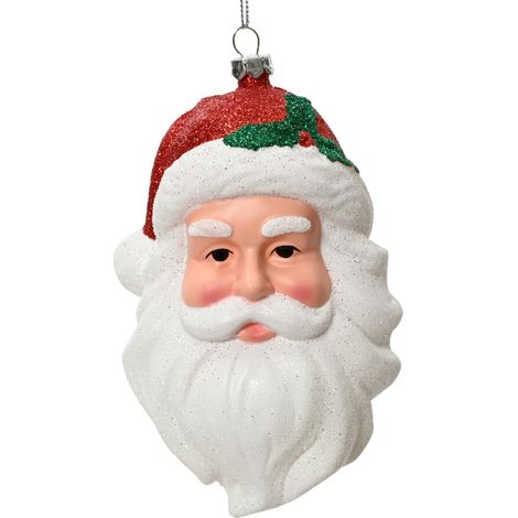 Pendaglio a forma di Babbo Natale per albero decorazione natalizia da 13 cm (1/2)