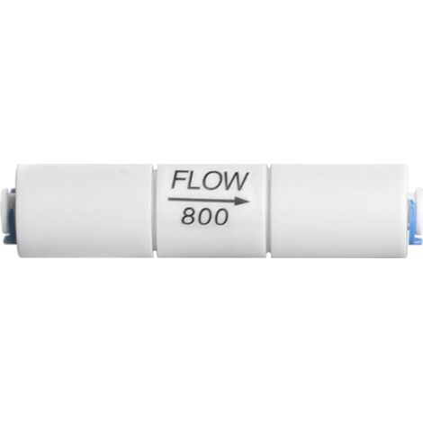 800 Flow RO Flow Limiter for 1/4 to 1/4" OD Pipe, Reverse Osmosis Accessories, Sewage to Water Ratio Adjustment (1/5)
