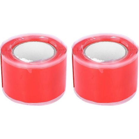 Stück 0,5 mm x 25 mm x 1,5 m rotes, hochtemperaturbeständiges, flammhemmendes Silikon-Selbstklebeband