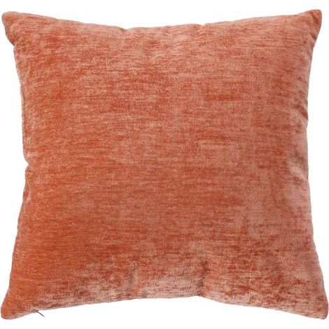 Coussin Déco en Velours "Velvet" 40x40cm Cuivre (1/2)
