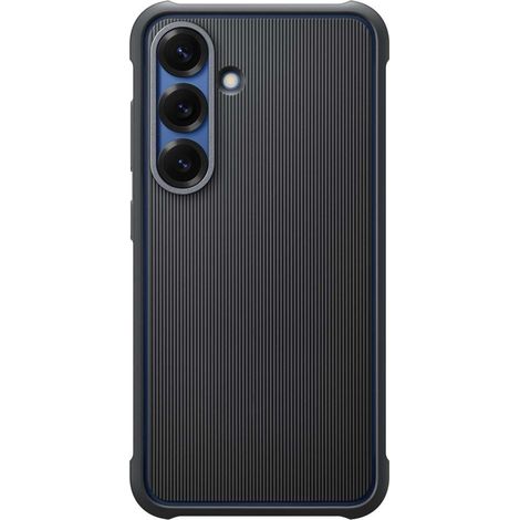 Custodia robusta in silicone per Samsung Galaxy S25 - Nera (1/3)