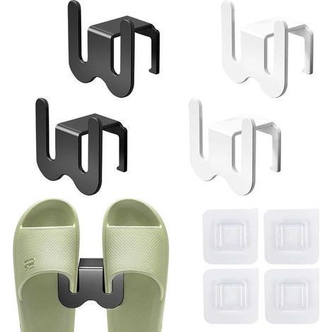 4 Pièces Porte-chaussures Muraux, étagère à Chaussure à Suspendre, Organisateur Chaussure, Support Chaussures Gain de Place, pour Entrée, Salon, Salle de Bain, Balcon, Couloir (1/5)