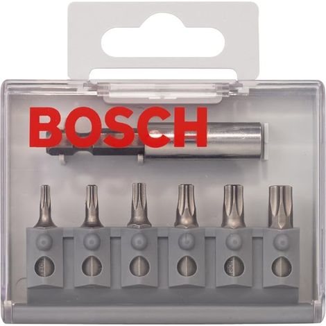 BOSCH Set 7 pz. - XH Torx forati (T10/15..40h)