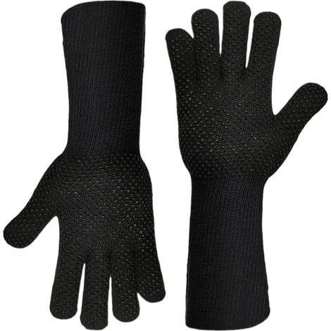 Gants de Four en Silicone - Gants résistants à la Chaleur - Gants de (1/5)