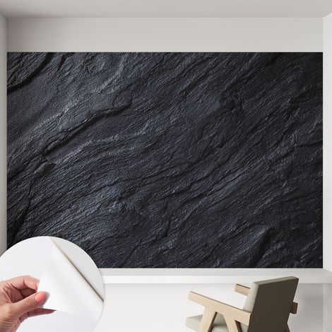 Papier peint adhésif avec colle pour décoration moderne de salon chambre à coucher cuisine et bureau Facile Structure en pierre 152x104 cm (1/5)