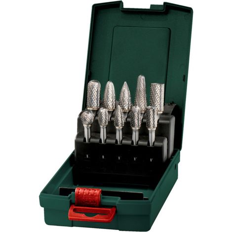 Set de fraises carbure, 10 pièces metabo (1/2)