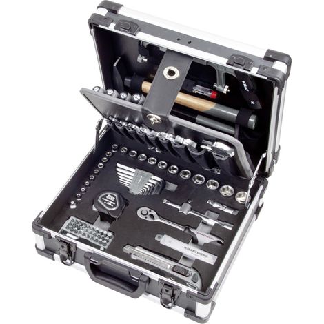 Kraftwerk – Coffret d'outils Basic line B143 – 102 pièces – Dimensions 365 x 265 x 133mm – Douilles 4-24mm et clé mixte 8-19mm (1/5)