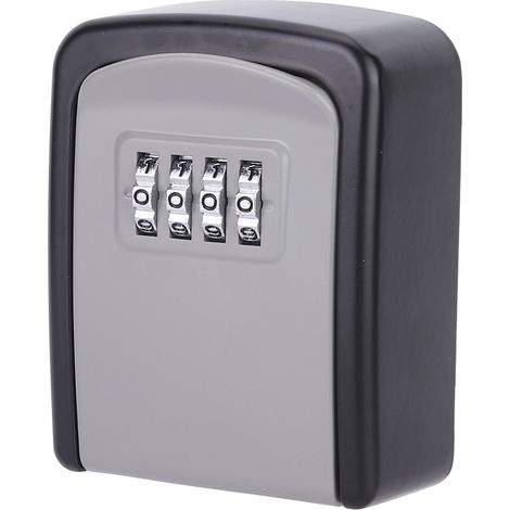 Coffret à serrure à combinaison à 4 chiffres pour fixation murale - étui de rangement sécurisé (1/5)