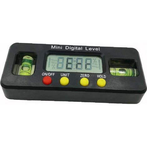 Niveau électronique magnétique, rapporteur numérique mini inclinomètre outil de mesure d'angle (1/5)