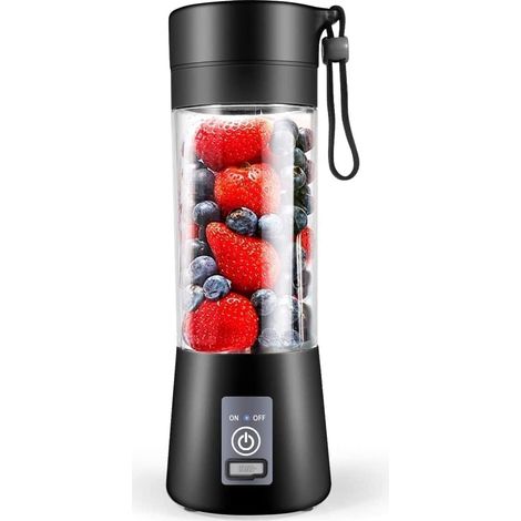 Mixeur portable individuel rechargeable par USB pour shakes et smoothies, puissance de mixage élevée avec 6 lames (1/5)