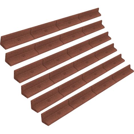Flexible Rasenkante 6 x 1,2m Gartenbegrenzung Rasen Wege Gummi