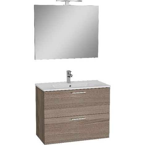 Lavabo Sospeso Vitra MIA 80CM con Specchio Cordoba - 75101 (1/2)