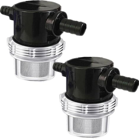 Filtre à eau 1/2 pouce, pour tuyau cannelé 3/8 pouce, filtre en ligne, pour pompe à eau 12 V CC 80 PSI, camping-cars (1/5)