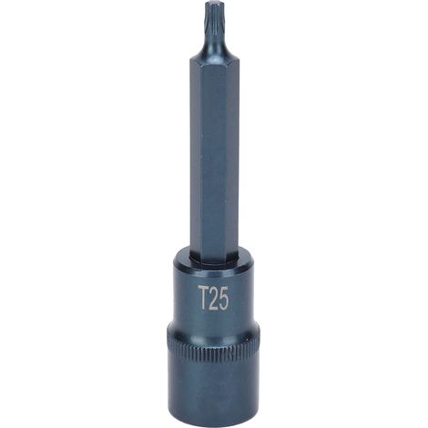 Embout de tournevis Torx carré 1/2 po en acier allié S2 pour clé et outils de quincaillerie 100 mm (1/5)