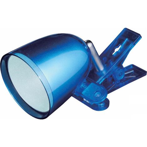 FLEXO LED PINZA MINI 3W 6400K 100º 230V AZUL (1/2)