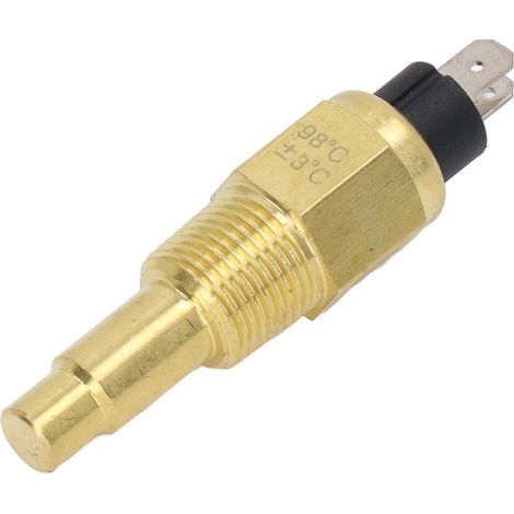 Capteur de température d'eau en alliage d'aluminium, stable, pièce de rechange pour VDO NPT3/8, 6-24V, 3W, compatible avec capteur de carburant et d'eau. (1/5)