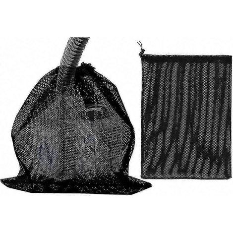 Lot de deux grands sacs filtrants, adaptés aux pompes à eau pour bassin, dimensions 45 cm x 45 cm, Happy H