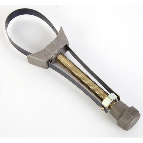 Oil filter wrench for cars, trucks and motorcycles - oil filter removal tool with strap and adjustable diameter (60 mm to 105 mm). (1/5)