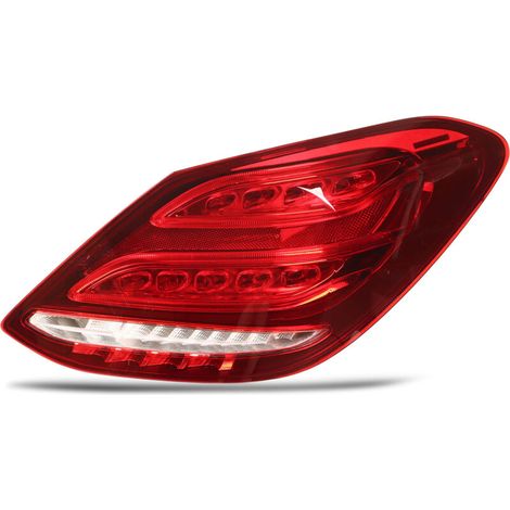 Rechte LED-Rückleuchte für C-Klasse W205 Limousine (2015–2018) – Einfacher Austausch – Rot/Gelb/Weiß-LED-Technologie – Materialien: ABS + PMMA + PC – A2059060457