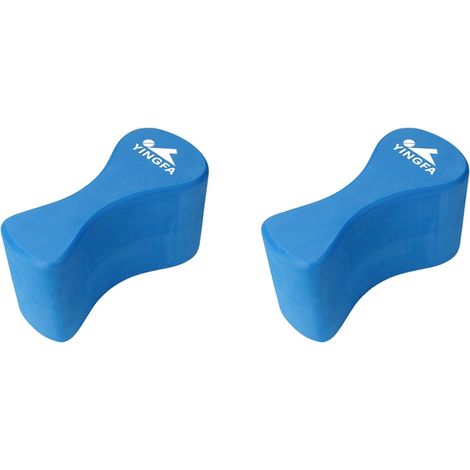 2X Flotteur de Jambe D'Entraînement de Natation pour Adultes et Jeunes, Coups de Piscine et Force du Haut du Corps, EVA et sans, Bleu (1/3)