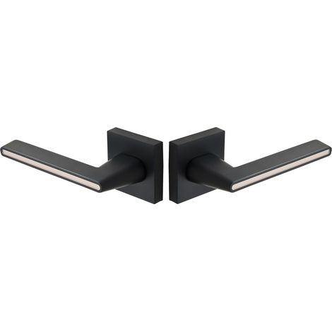 Elika II Innentürgriff Schwarz Roségold Loft Modern Metall (1/5)