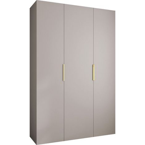Armario Hartford 573, Cachemira, 246x160x52cm, Puertas de armario: Con bisagras, Número de estantes: 7 (1/5)