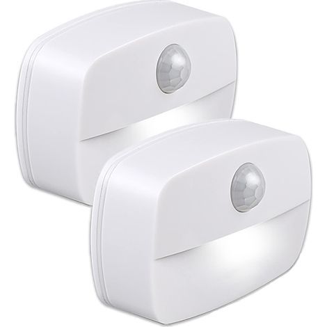 LED-Nachtlicht mit Bewegungsmelder für den Innenbereich, selbstklebende Wandleuchte für Flur, Treppenhaus, Badezimmer, Ankleidezimmer, Schlafzimmer, Batterie nicht enthalten (1/5)