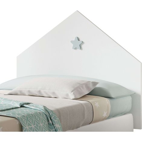 MUEBLES PITARCH Cabecero Sweet Blanco Atlas/Estrella gris - ref: 9025-CA (1/5)