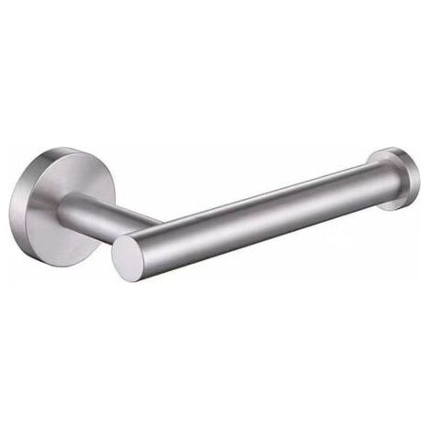 Promotional wall-mounted toilet paper holder in polished 304 stainless steel, silver (1/3)