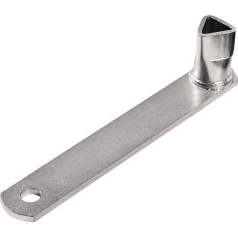 Llave  triangular  M12  a  pletina  o  remache  para  bolardos  abatibles  TECWERK (1/2)