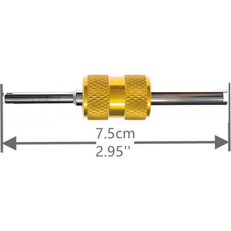 Outils pour le démontage des obus de valve, clé pour obus de valve, clé pour obus de valve à double extrémité, clé pour obus de valve, accessoires de climatisation automobile. (1/3)