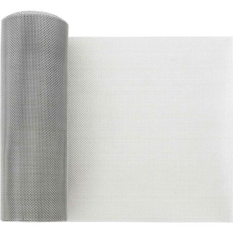 vidaXL Rete per schermatura 20 x 1000 cm 18 Mesh Argento
