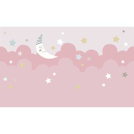 Papier peint panoramique Enfants - Nuages - 130 cm x 78 cm (1/2)