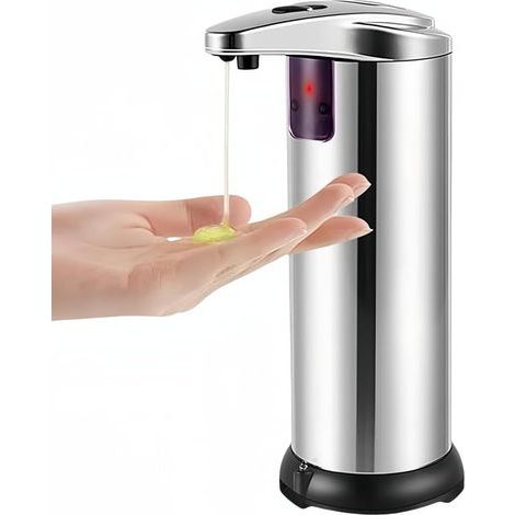Automatic soap dispenser with infrared sensor, suitable for bathrooms, kitchens, offices and public places. (1/5)