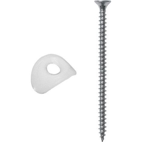 Lot De 50 Vis Et Plaquettes, L.30 Mm Métal Bol-Fixations