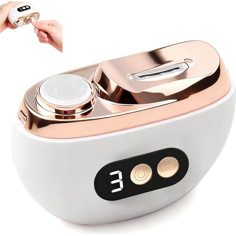 Coupe-Ongles Électrique 3-en-1 Ultra Silencieux avec LED, Coupe Meulage Polissage Automatique, 3 Vitesses Réglables, Coupe Ongle Électrique Sécurisé pour Bébé, Senior et Adulte (1/5)