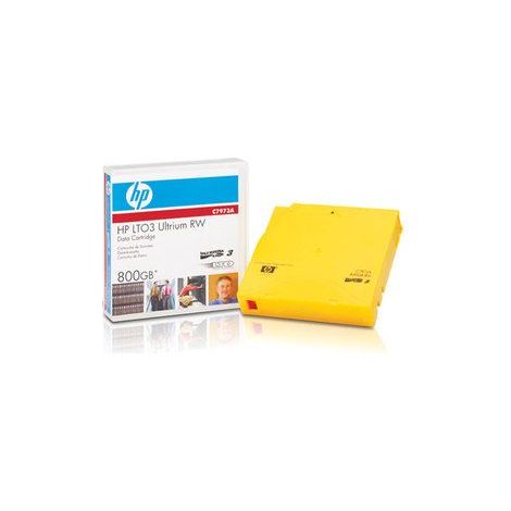Cinta magnética HPE LTO3 de 800 GB RW C7973A (1/5)
