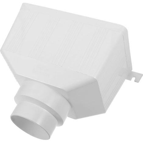 Raccord De Gouttière De Descente Dérivateur D’Eau De Pluie Tuyau De Descente Pour Gouttière Pvc Installation Sans Outil Pour Évacuation Vers Le Sol En Extérieur 1 Pièce (1/5)
