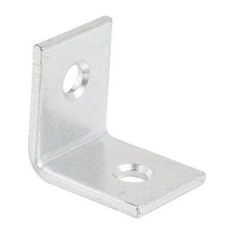 Connecteur De Construction - 20x20x17 Mm - Acier Galvanisé - Pour Connexions Bois Bois Et Bois Béton - 1 Pièce