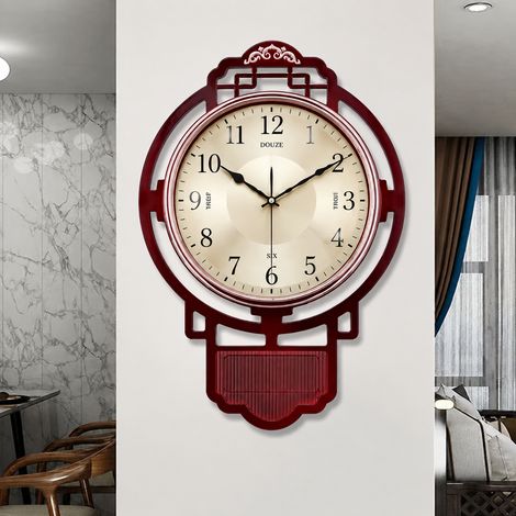 Horloge murale à quartz avec calendrier perpétuel modèle 2265-2 finition bois acajou 2265-2 6 kg – Livraison gratuite