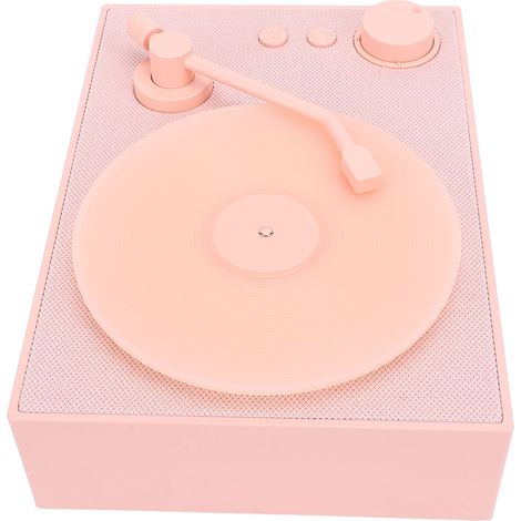 Platine vinyle vintage avec diffuseur d'arômes, Bluetooth, portable et sans fil, rose (1/5)