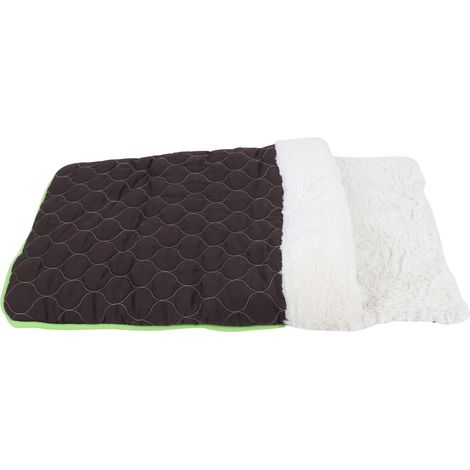 Lit d'intérieur chaud pour chat, type grotte, en peluche, avec revêtement antidérapant. (1/5)