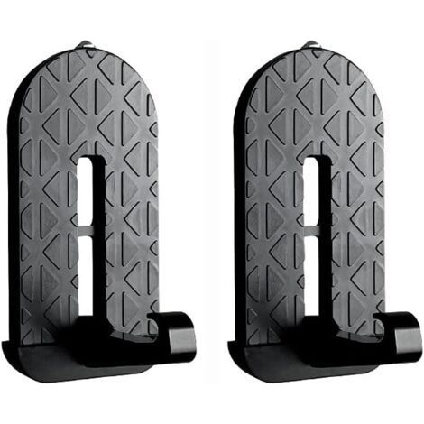 Pédale D'assistance Voiture, 2 Pièces Marchepied Pliable pour Porte de Voiture,Fabriqué en Alliage D'aluminium, Utilisé pour Nettoyer le Toit, Adapté aux Pièces Automobiles SUV, RV, Jeep (Noir) (1/5)