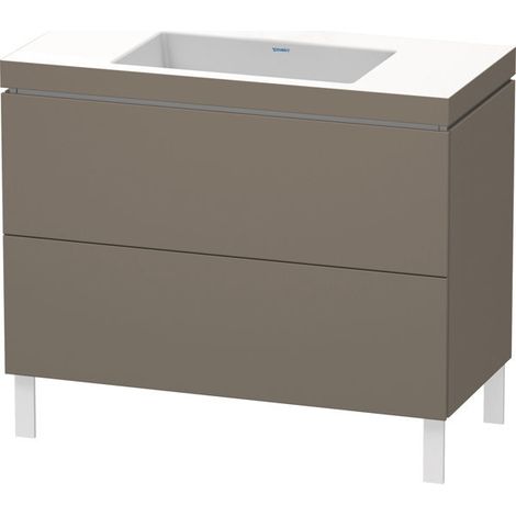Lavabo para muebles Duravit L-Cube c-bonded con base sobre el (1/4)